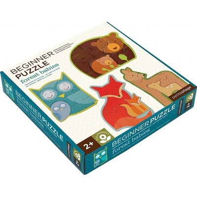 Petitcollage Prvé lesné zvieratká 18 dielov