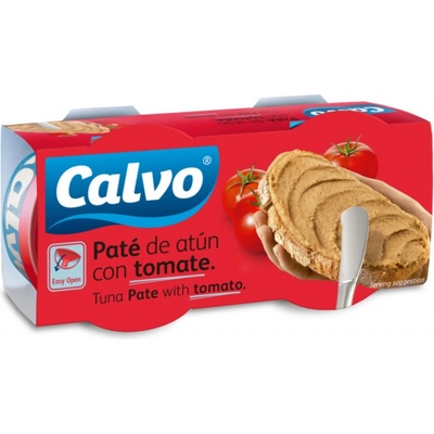 Calvo Tuňákové paté rajčatové 2 x 75 g