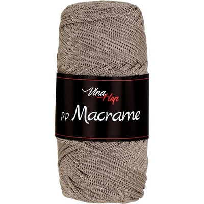 Vlna - Hep pp Macrame 4224 šedohnědá