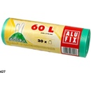Alufix Sáčky zatahovací 15µm 60 l 20ks zelené