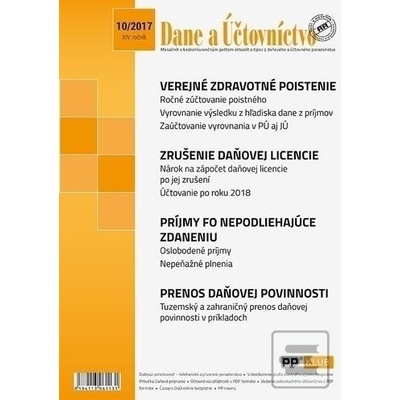Dane a účtovníctvo 10-2017
