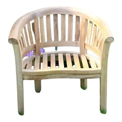 Noela Zahradní dřevěné křeslo Banana/Peanut