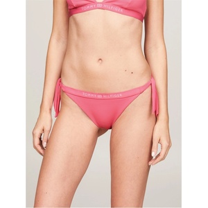 Tommy Hilfiger Бикини Tommy Hilfiger Women's Logo Tie Side Bikini Bottoms - Botanical Pink