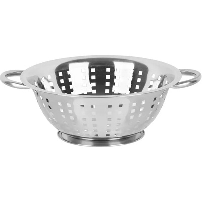 Cedník MagicHome, 24 cm, štvorcové otvory, nerezové cedidlo