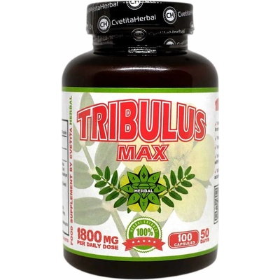 Cvetita Herbal Tribulus Max, 900 mg, 100 капсули, Cvetita Herbal