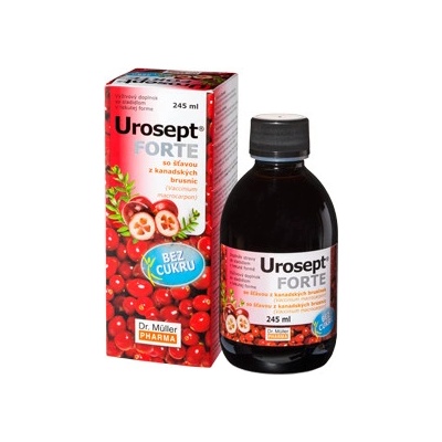 Dr.Muller Sirup Urosept s brusnicami + Vitamín C 320 g