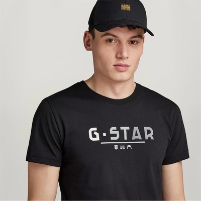 G Star Тениска G Star Multi Logo Graphic T-Shirt - Dk Black