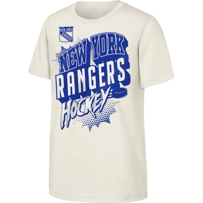 Outerstuff New York Rangers NHL Action Comics Ss Tee krémová