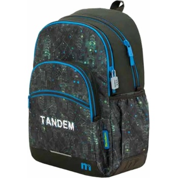 Sportandem Ученическа раница с ГУМИРАНО ДЪНО ST Maps - Sportandem