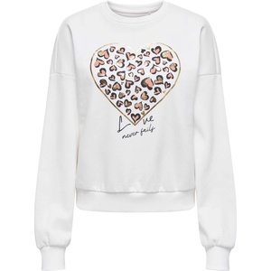 ONLY Блуза onltammie l/s leo print o-neck swt (153561794840615)