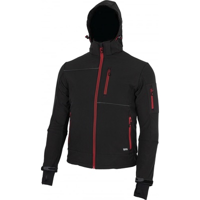 PROMACHER RUFUS JACKET BLACK/RED bunda čierna