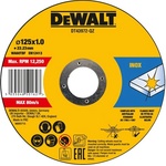 DEWALT диск за рязане на метал и неръждаема стомана 125 x 1 мм (10 бр. ) DT43972 (DT43972)
