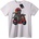 NOONEBRAND Тениска Скутер Skeleton - 2XL, Black