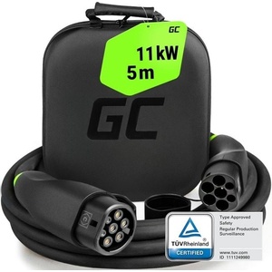 Green Cell GC Snap заряден кабел за електромобили Тип 2 11kW 3x16A 5m (EVKABGC03)
