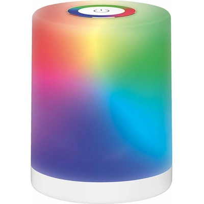 Solight LED nabíjací RGB lampáš WL915