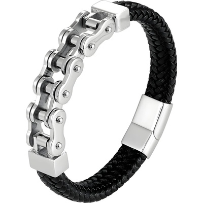Amparo Miranda náramok Moto H294 Silver čierny