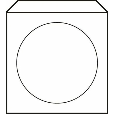 Obálka CD 125 x 125 mm papierová s okienkom