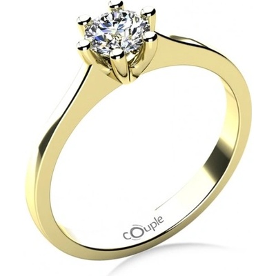 Couple zásnubní prsten Layla žluté zlato a briliant 585 68 1 4090.0Z00.0.54.GSI.000