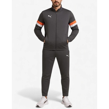 PUMA IndividualRise Slim Fit Football Tracksuit Grey