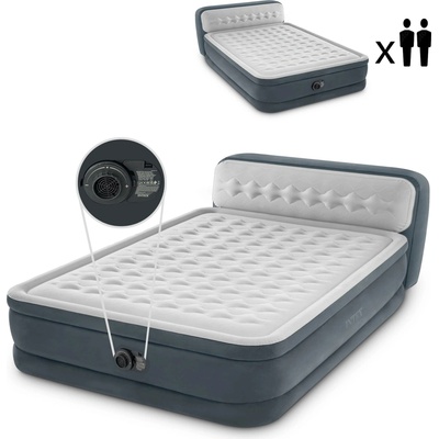 INTEX QUEEN DURA-BEAM SERIES HEADBOARD AIRBED WITH BIP 64448 – Zboží Dáma