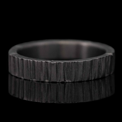 Wood tantal matný snubní prsten z tantalu CR6480