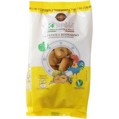 CÈ TARADD Cé Tarádd tarallini so zemiakmi a rozmarínom 225 g