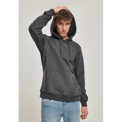 Urban Classics Мъжки изчистен тъмносив суичър Urban Classics charcoalUB-TB1592-00091 - Тъмносив, размер S