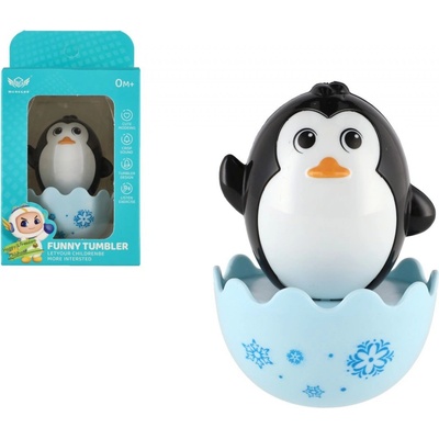Roly Poly tučňák plast 8cm se zvukem