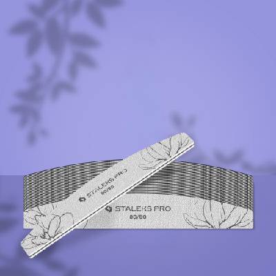 STALEKS Пила за нокти Сталекс 80/80 грит (nfe-40-80/80-25)