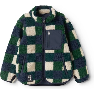 LIEWOOD Детско поларено яке LIEWOOD Kid's Nolan Pile Jacket Fleece jacket - Mega Check / Bright Garden - размер 104 (EU) (703-6690-0915)