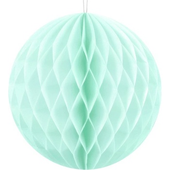 PartyDeco Хартиена Топка за Декорация, Мента, 10см
