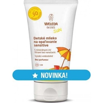 Weleda Sensitive detské mlieko na opaľovanie SPF30 150 ml