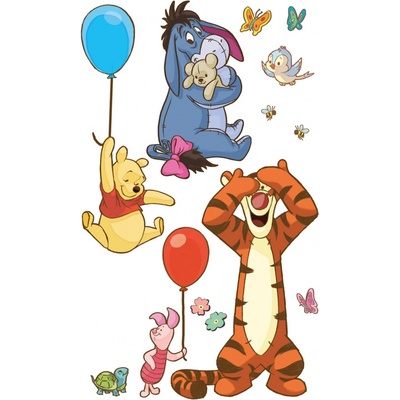 Komar Samolepicí vliesová fototapeta Winnie and Friends XXL rozměry 127 x 200 cm