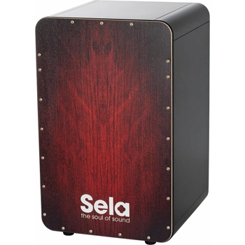 Sela SE 046 CaSela Black/Red Dragon Дървен кахон (SE 046)