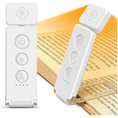 Glocusent Bookmark čítacia lampička s otočným krkom Farba: Biela