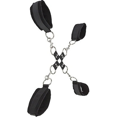 Velcro Hand and Leg Cuffs - Black