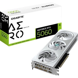 GIGABYTE GeForce RTX 5060 AERO OC 8GB GDDR7 128bit (GV-N5060AERO OC-8GD) Видео карти