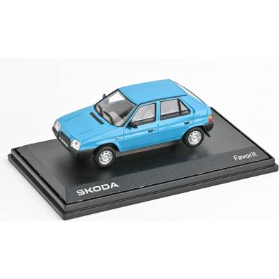 Abrex škoda Favorit Jadran Modrá 1:43