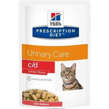 Hill's PD Feline Urinary Care c/d Stress salmon 12x85 g