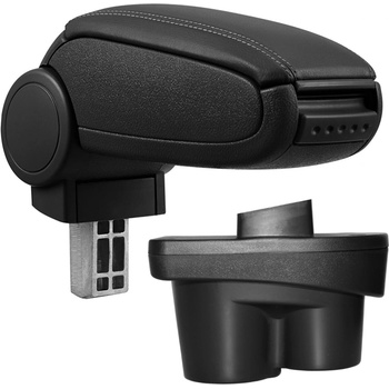 Pro. tec Opel CORSA E подлакътник, черен, еко кожа