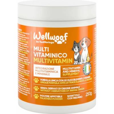 Wellwoof Multivitamín pre psy a mačky 250 g