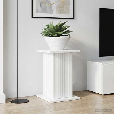 vidaXL Стойка за растения 2 бр. Бял гланц 30, 5 x 30 x 43 см (899807)