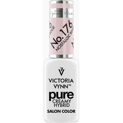 VICTORIA VYNN Hybridní gel lak PURE CREAMY HYBRID 176 Nostalgic Beige 8 ml