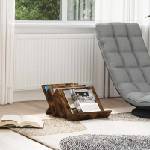 vidaXL Етажерка за списания с рафт Димян дъб 53 x 40 x 28, 5 см (890876)