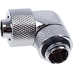 Alphacool Фитинг Alphacool Eiszapfen, Удължител, 90°, 13/10mm, G1/4, Сребрист (1011160) - tehnik