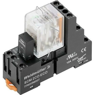 Weidmüller DRMKIT 24VAC 4CO LD reléový modul, 24 V/AC, 5 A, 4 přepínací kontakty, 10 ks