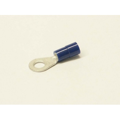 kabelové oko 5 mm drát 1,5-2,5mm izolované modré