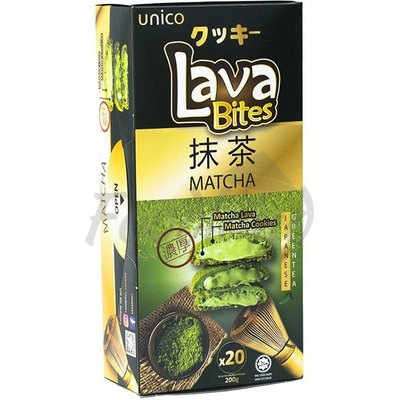 UNICO Lávový koláč Matcha 200 g