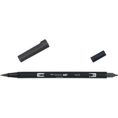 Tombow Oboustranný štětcový fix ABT - lamp black