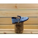 Dětské bačkory a domácí obuv Pegres barefoot pantofle BF03 modrá